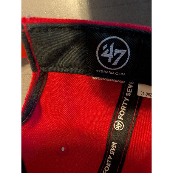 47 Brand MLB LA Angels Red Hat Fitted Cap Baseball Game Day Genuine Merchandise - Picture 4 of 13